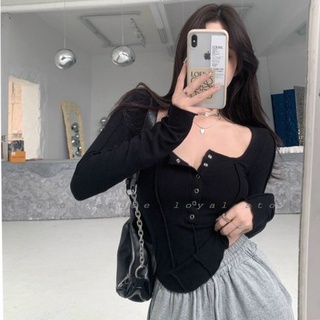 🍑áo tay dài gân tăm nút bấm vạt bầu🍒🍒