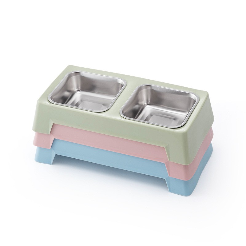 Bát Ăn Đôi Dành Cho Thú Cưng Chân Cao – Mã BABS108