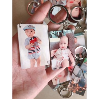 MÓC KHÓA MICA IN HÌNH 2 MẶT