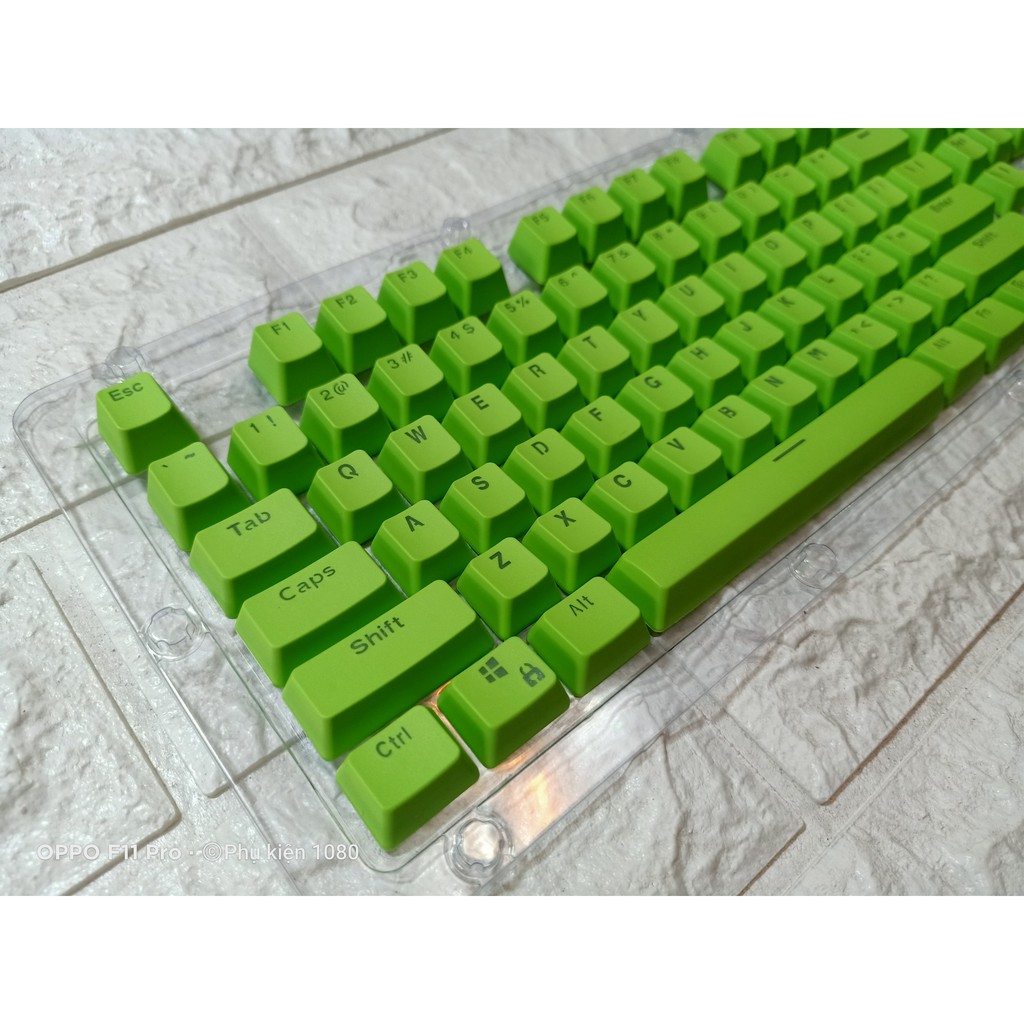 Nút (Keycap) PBT Xuyên Led 104 Phím Dùng cho Bàn phím cơ các màu