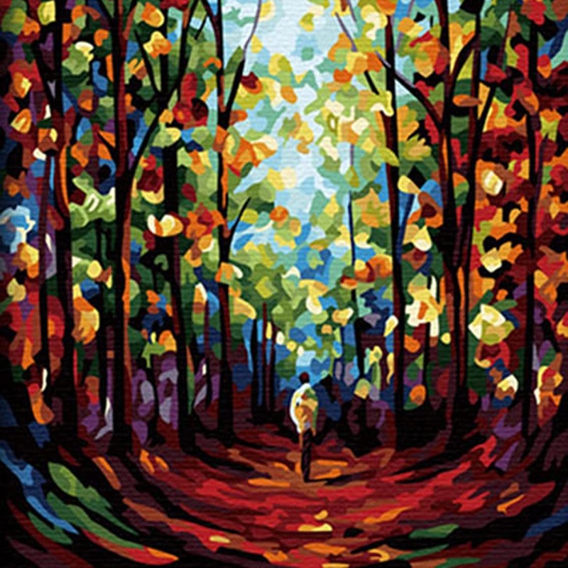 Bộ Dụng Cụ Vẽ Tranh Canvas Dành Cho Người Mới Bắt Đầu