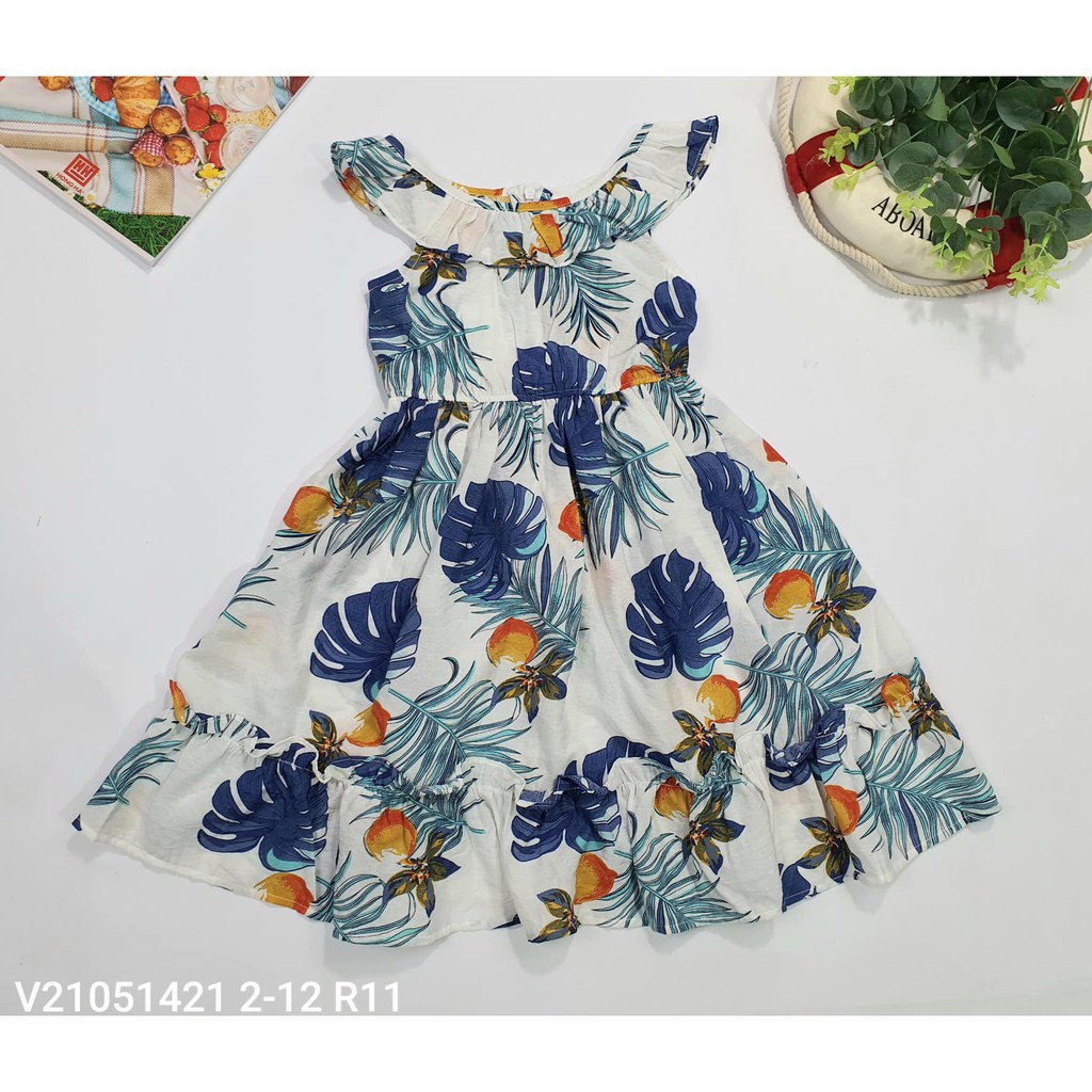 Bộ đũi và váy maxi đi biển cho bé