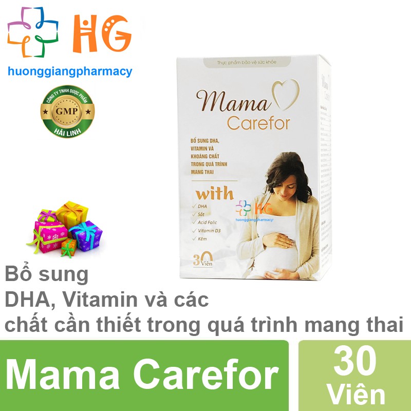 Mama Carefor - Bổ sung DHA, Sắt, Vitamin và các khoáng chất cần thiết trước, trong và sau quá trình mang thai