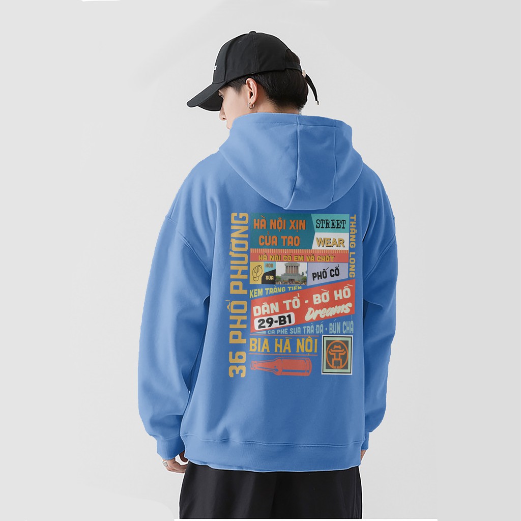 Áo hoodie nỉ bông nam nữ - áo mũ hoodie thu đông phong cách ulzzang nhiều màu chất nỉ bông dày đẹp HD4 | BigBuy360 - bigbuy360.vn