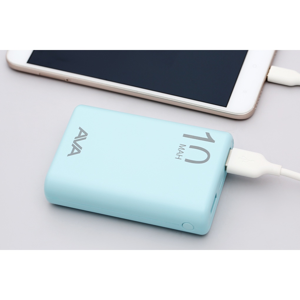 [Chính hãng] Pin sạc dự phòng Polymer 10.000 mAh AVA PJ JP191S likenew 99% như mới