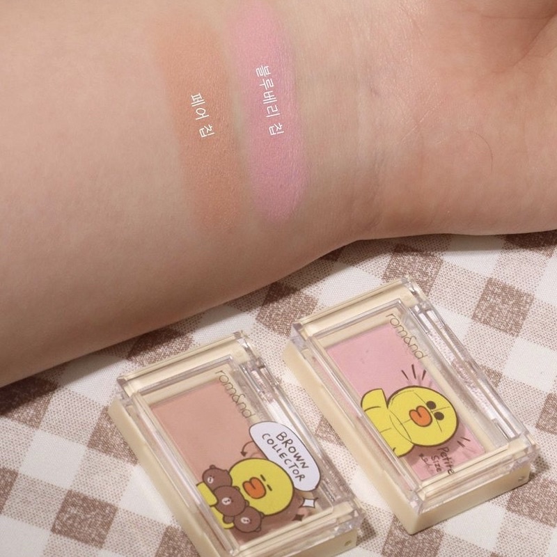 Phấn Má Hồng Dạng Nén romand LINE FRIENDS Better Than Cheek Mini 1.4g