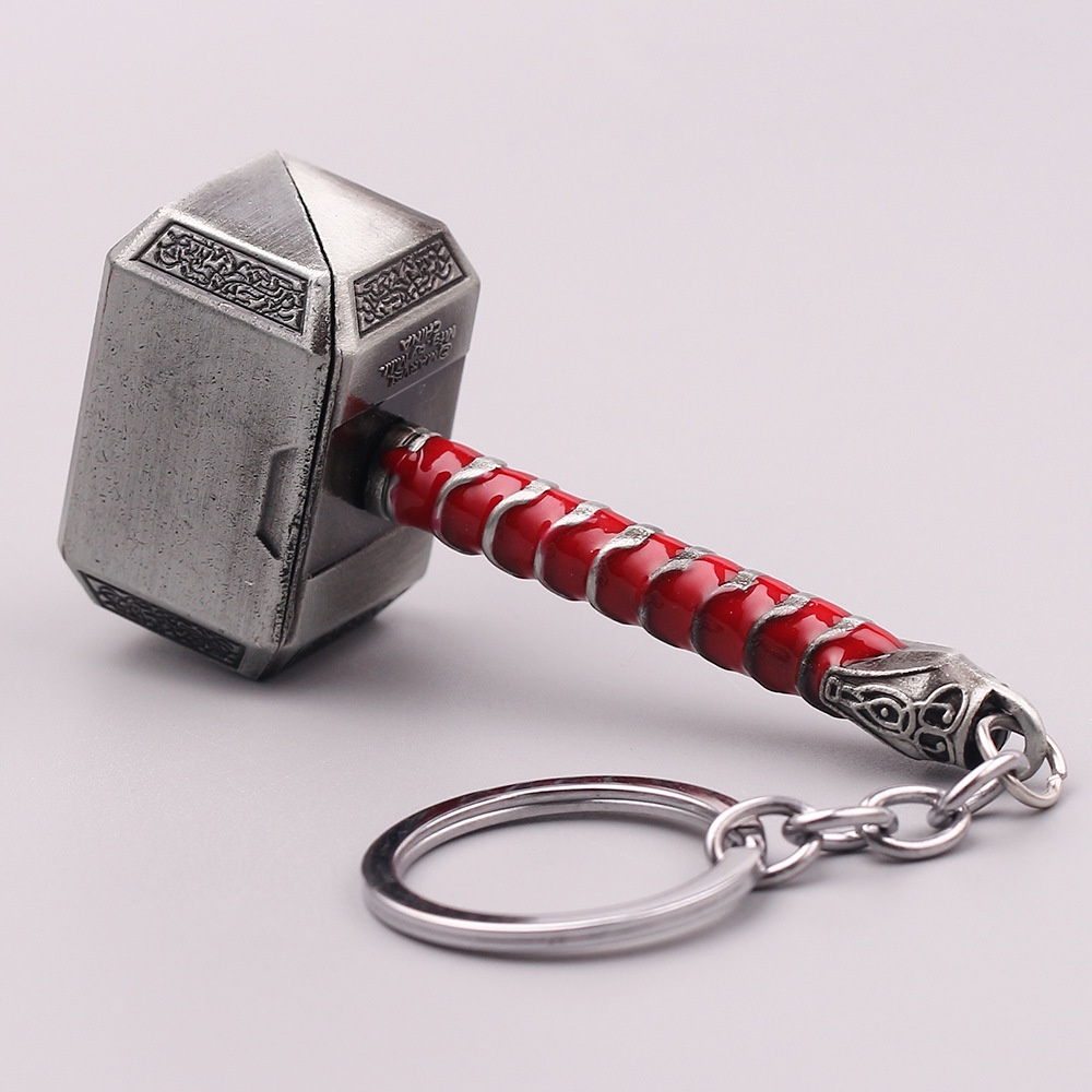 Móc khóa Búa thor mjolnir - Làm bằng hợp kim không gỉ