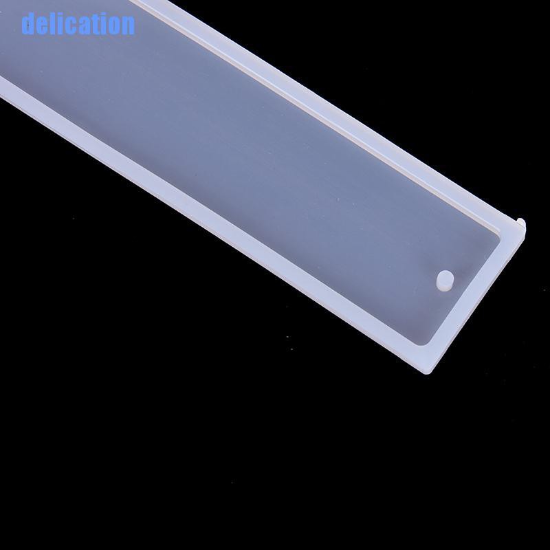 Sự xung đột✿ Khuôn Silicone Làm Thẻ Đánh Dấu Sách Hình Chữ Nhật DIY
