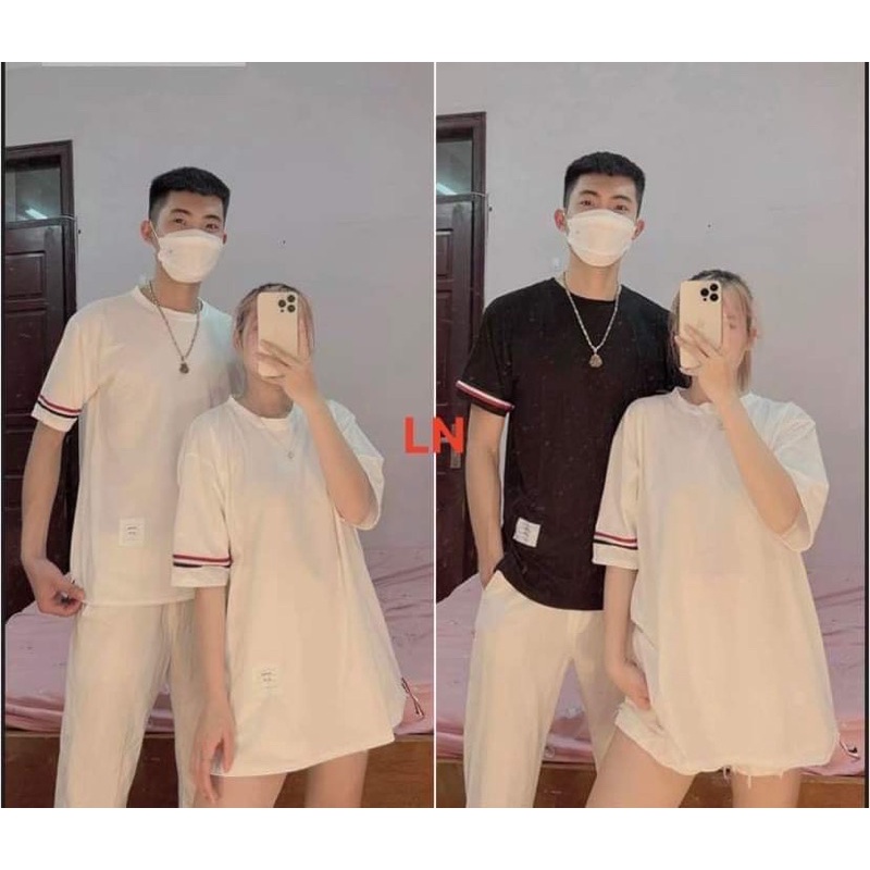 Áo cổ tròn viền một bên tay LN12