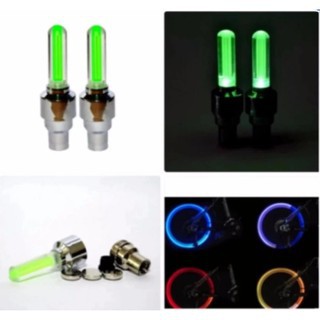 Combo 02 đèn gắn van xe phát sáng, dùng cho xe đạp, xe máy siêu độc đáo & cá tính