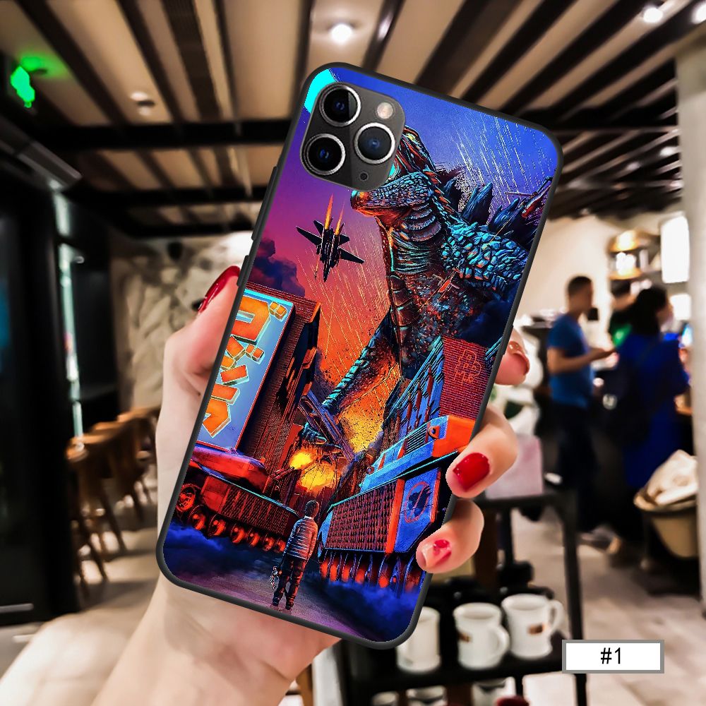 Ốp Lưng Mềm In Hình Godzilla Cho Iphonex Xsamx Iphone11 Pro Max Xr Iphone8 / 7plus 7 / 6 / 6splus