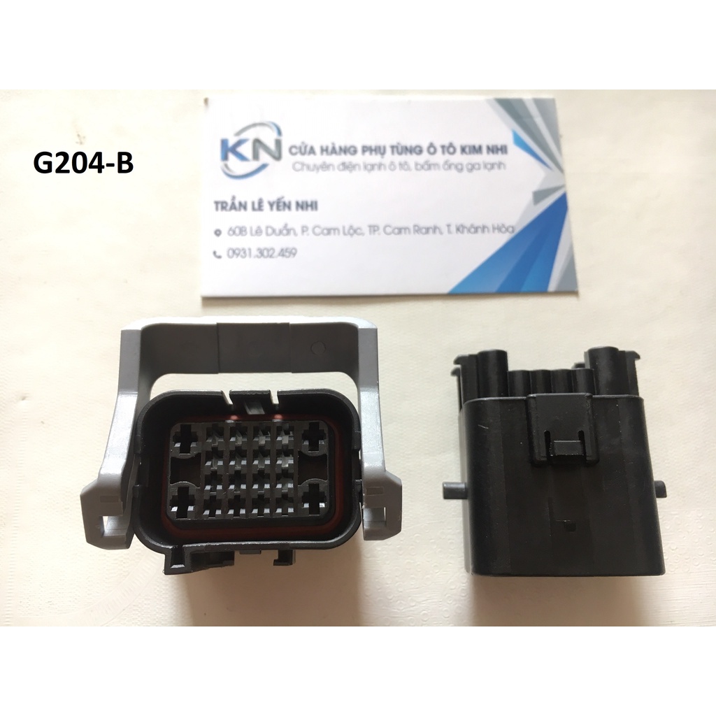 G204-Giắc cắm động cơ chống thấm nước 20 lỗ 1.5mm 3.5mm