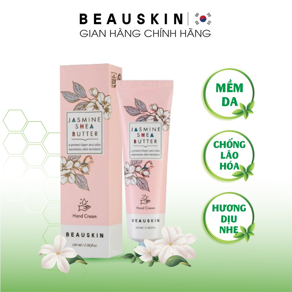 Kem dưỡng da tay hương hoa nhài Beauskin Jasmine Shea Butter Hand Cream 100ml