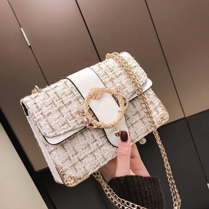 [Mã FAMAYWA2 giảm 10K đơn 50K] Túi Xách Đeo Chéo Nữ Dạ Nẹp Viền BT52 Cao Cấp | BigBuy360 - bigbuy360.vn