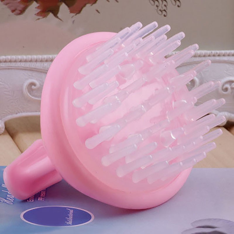 Bàn chải silicone mềm mát xa da đầu khi gội đầu | BigBuy360 - bigbuy360.vn