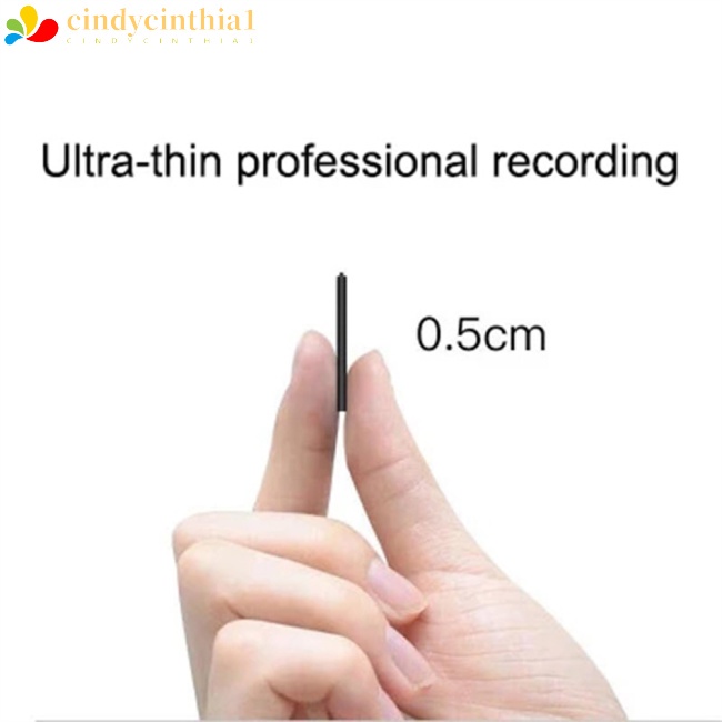 Máy Ghi Âm Mini Cind Siêu Mỏng Kỹ Thuật Số Có Thể Mang Theo Giọng Nói Hd Khử Tiếng Ồn