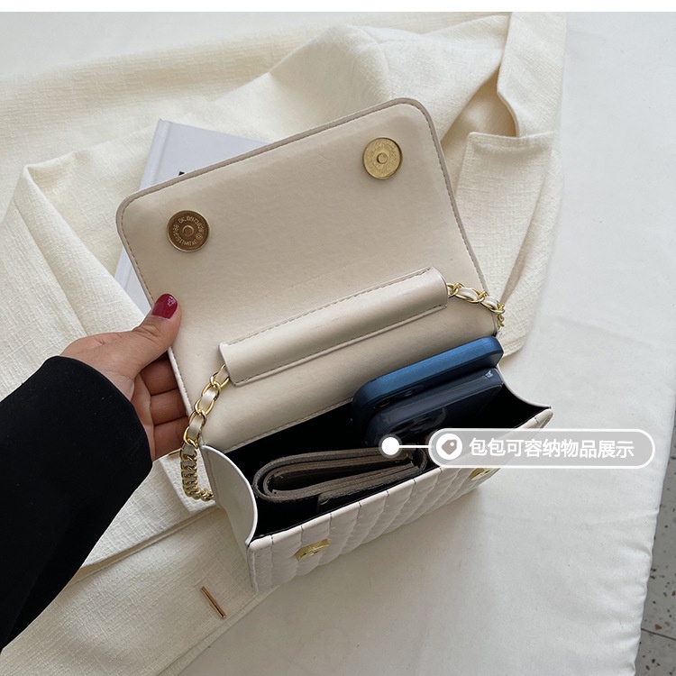 Túi Đeo Vai Hình Vuông Cỡ Nhỏ Màu Vàng Thời Trang Sang Trọng Cho Nữ