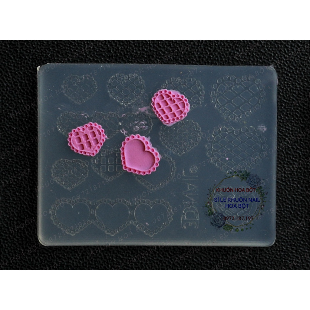 12 khuôn dùng được cho sơn gel