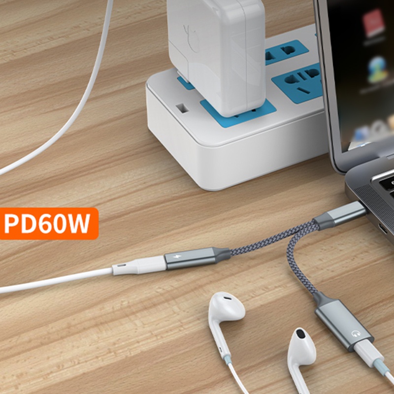 Bộ ĐiềU HợP ChuyểN ĐổI Tai Nghe LoạI C Sang 8Pin iOS