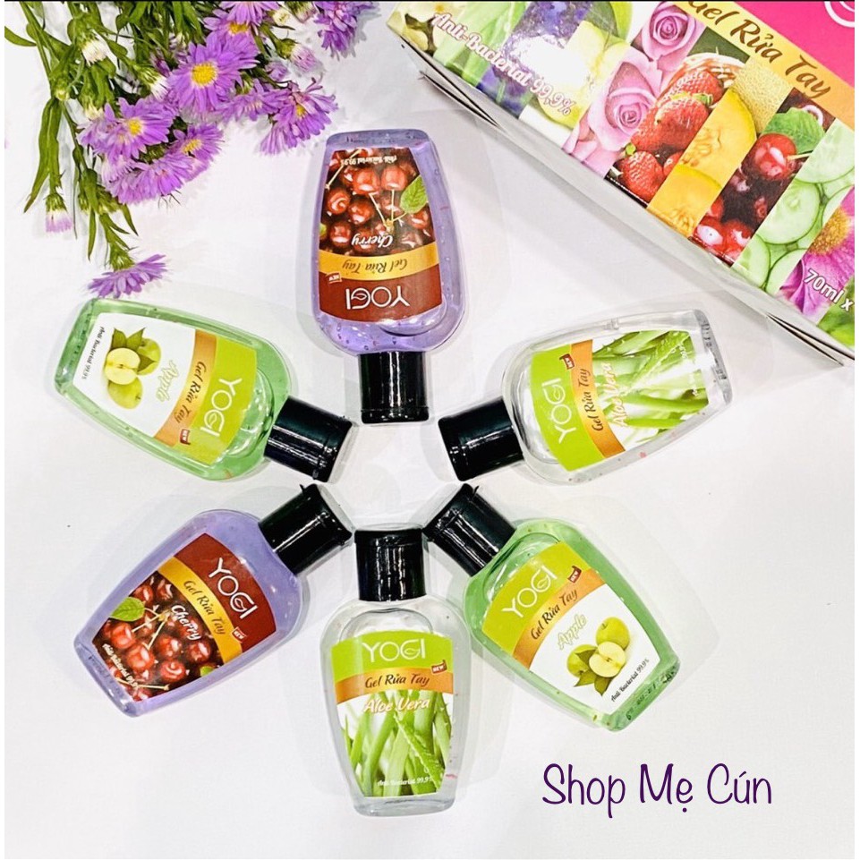  GEL RỬA TAY KHÔ YOGI 70ML (giao mùi ngẫu nhiên) | BigBuy360 - bigbuy360.vn