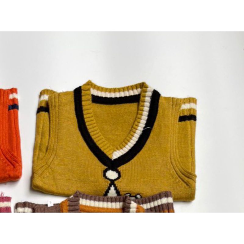 Áo len gile bé trai