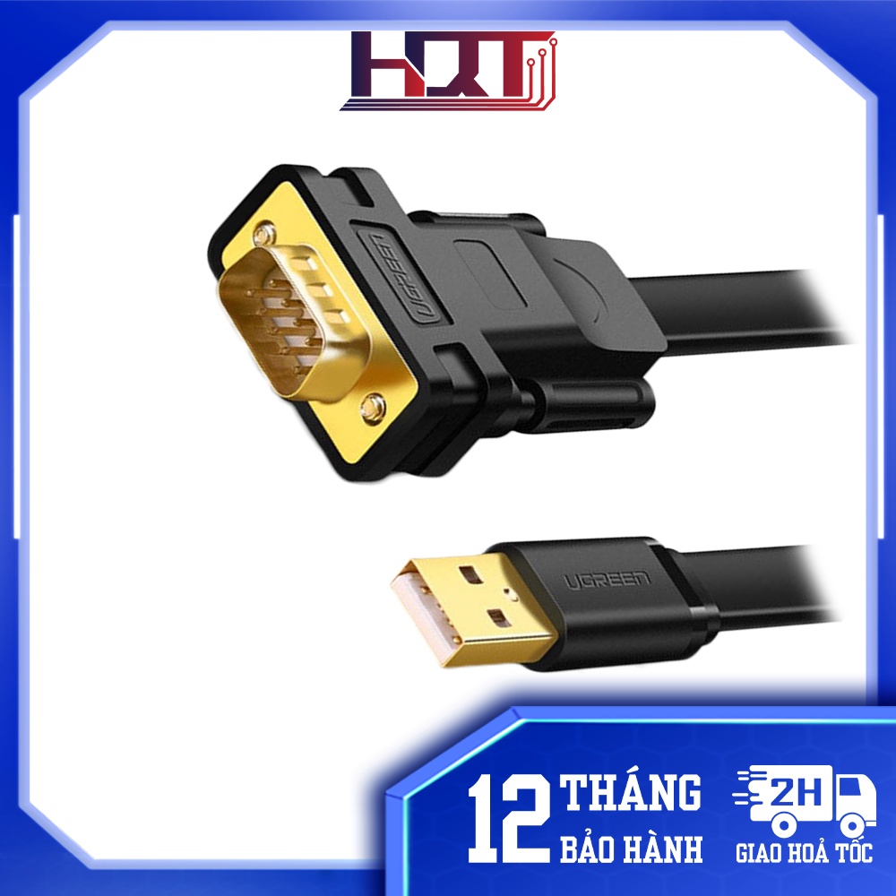 Cáp USB 2.0 sang cáp COM RS232 UGREEN CR107 20218