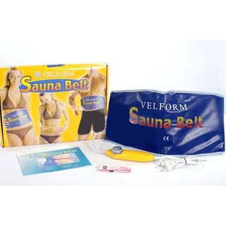 Đai quấn nóng giảm mỡ bụng giảm đau lưng Sauna Belt tặng kèm thước dây