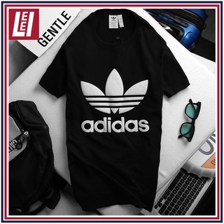 Áo thun adidas nam nữ, áo phông nam nữ cổ tròn in logo adidas basic chất liệu cotton