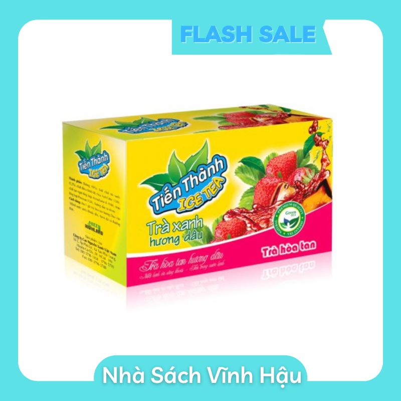 Hộp 24 gói trà hoa tan Tiến Thành các hương vị