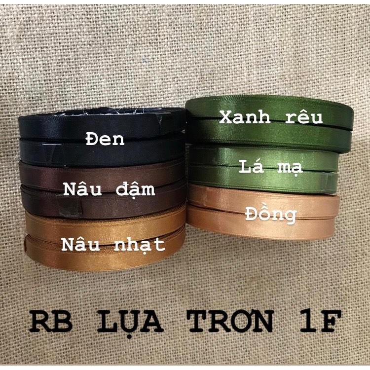 Ruy băng lụa bảng 1 cm cuộn 22 mét loại 1