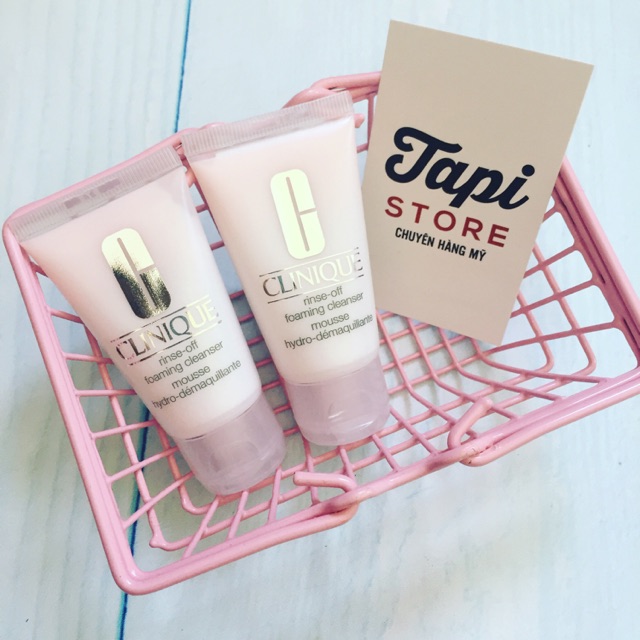 Sữa rửa mặt tạo bọt Clinique rinse off foaming clenaser