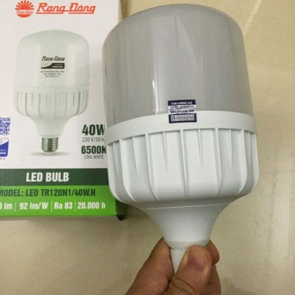 Bóng Led Trụ Rạng Đông, 16w, 20w, 30w, 40w, 50w, 60w, 80w,Sử dụng Chip LED Samsung, bảo hành 12 tháng.