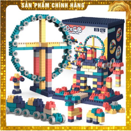 [ ĐỒ CHƠI CHO BÉ ] HỘP LEGO 520 CHI TIẾT SÁNG TẠO CÙNG BÉ YÊU PHÁT TRIỀN BẢN NĂNG