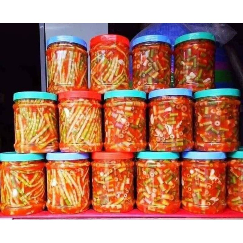 măng sặt ngâm muối tỏi ớt