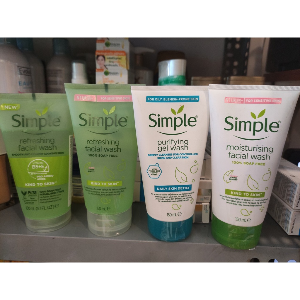 Sữa Rửa Mặt Dạng Gel Simple Refreshing