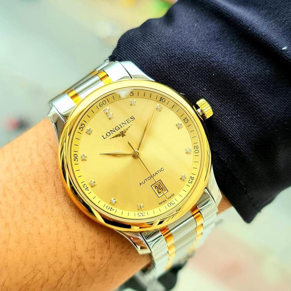 Đồng hồ nam chính hãng Longines Master Collection L2.628.5.37.7 - Máy cơ tự động - Kính Sapphire - Niềng vàng 18K