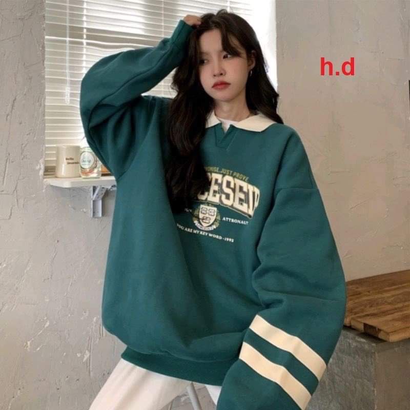 Áo nỉ SPACE sọc tay HD12