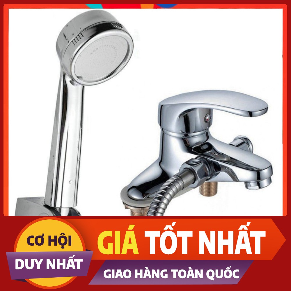 Sen tắm kết hợp vòi lavabo | bộ sen liền vòi kèm bát sen tăng áp SNL02-VHS02
