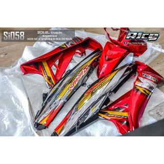 Tem rời sirius màu đỏ đen mst059