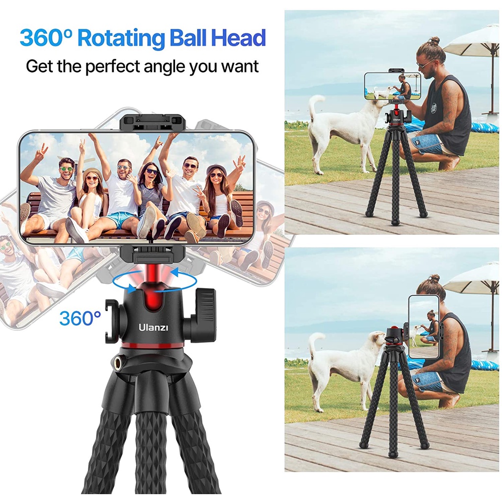 Ulanzi MT-33 - Chân Tripod Bạch Tuộc Đa Năng Cho Máy Ảnh - Điện Thoại - Hàng Chính Hãng