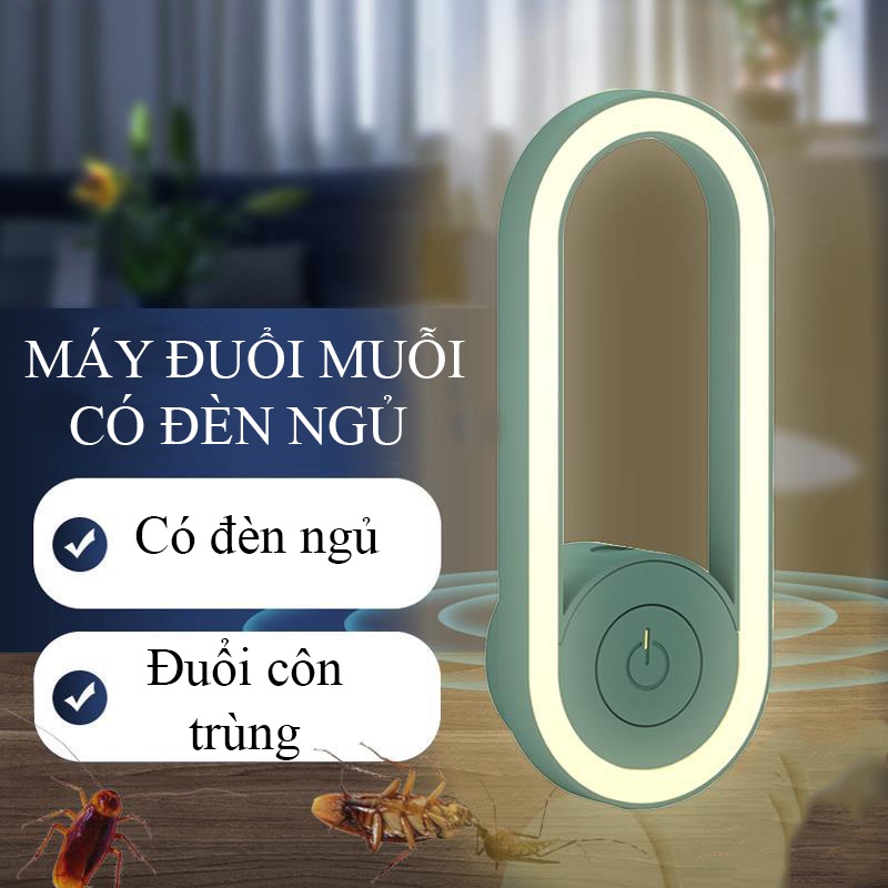 Máy Đuổi Muỗi - Máy Đuổi Côn Trùng Bằng Sóng Siêu Âm Không Gây Hại Cho Con Người Và Vật Nuôi - K1107