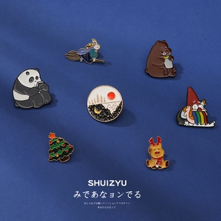 Ghim Cài Áo Hình Hoạt Hình Phong Cách Hàn Quốc Cho Nữ