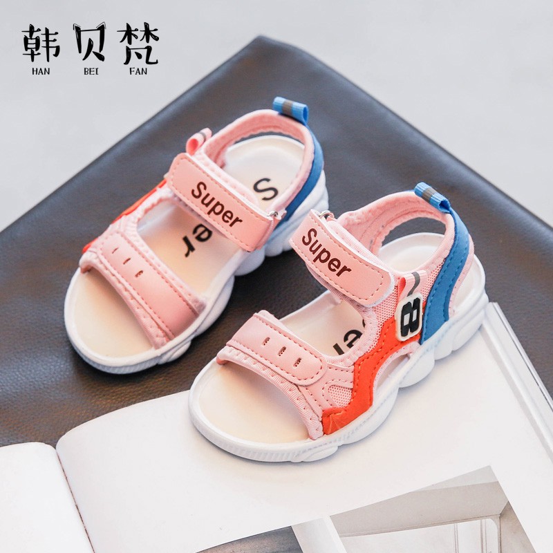 [Sale Lẻ Size 30] Giày Sandal Bé Trai / Bé Gái Thể Thao Đế Gấu Số 8 (2-8 tuổi) SD135