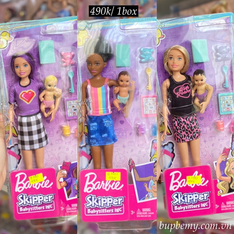 Búp bê Barbie Skipper playset