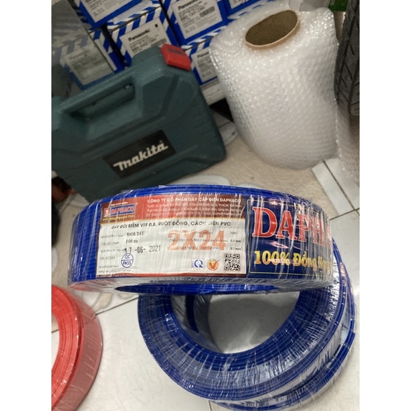 Dây điện Daphaco Đôi 2x24t - cuộn 100m