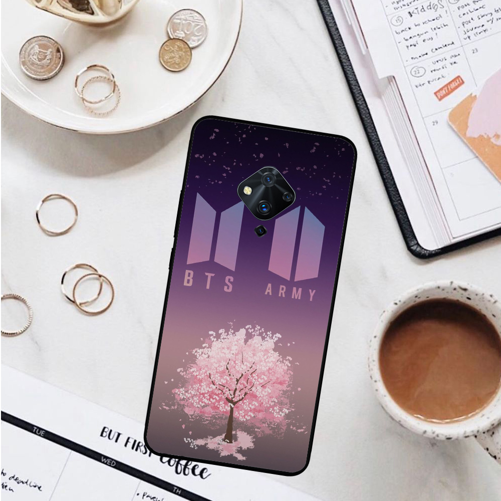 Ốp Lưng Silicone In Hình Nhóm Nhạc Bts Love Yourself Cho Samsung Galaxy A6 2018 A70 A7 A80 S6 Edge S7 S8 S9 Plus