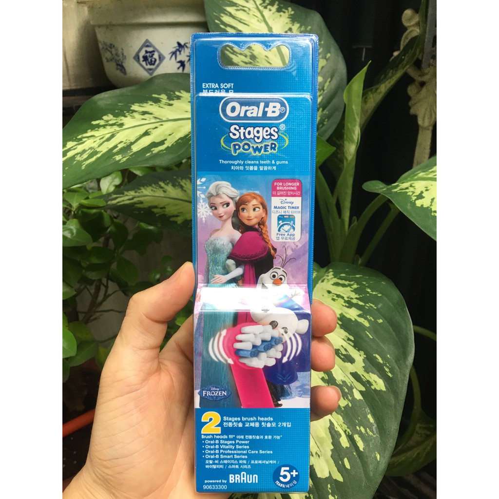 [SÉT 2 đầu] Đầu bàn chải điện Oral-b cho trẻ em ( bé trai và bé gái)