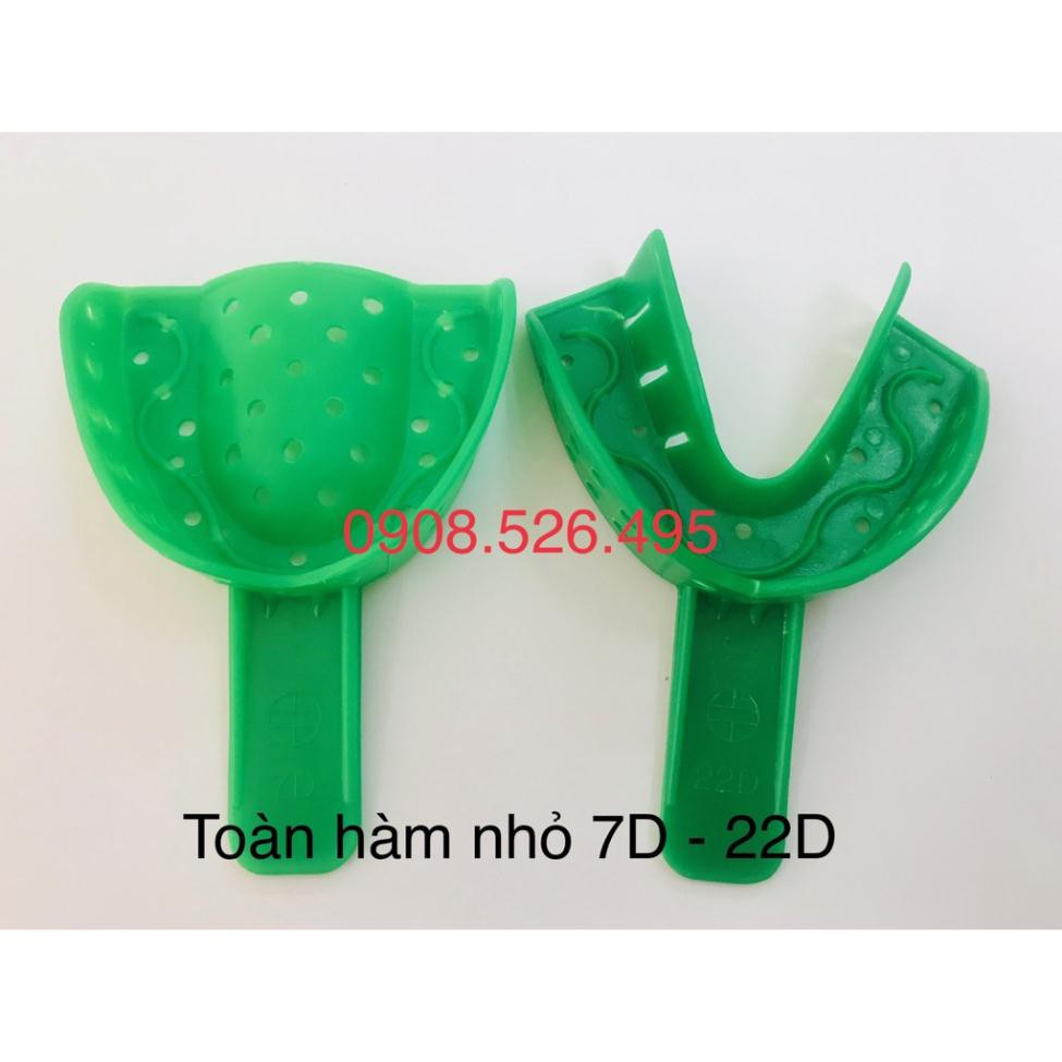 Khay lấy dấu nhựa xanh