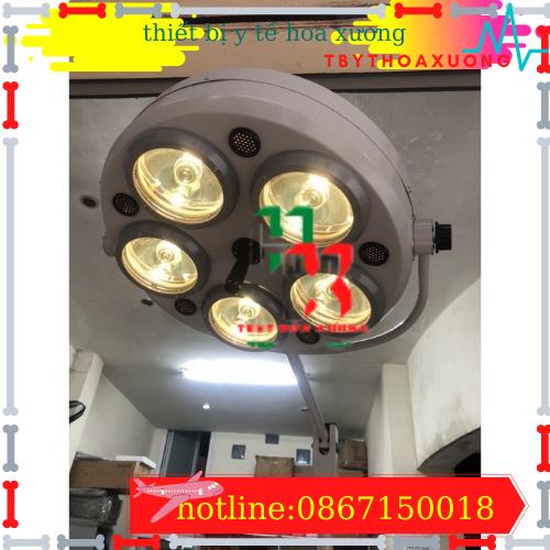 Đèn Phẫu Thuật Halogen 5 bóng HMSL-510HC (Đèn mổ Treo Trần)