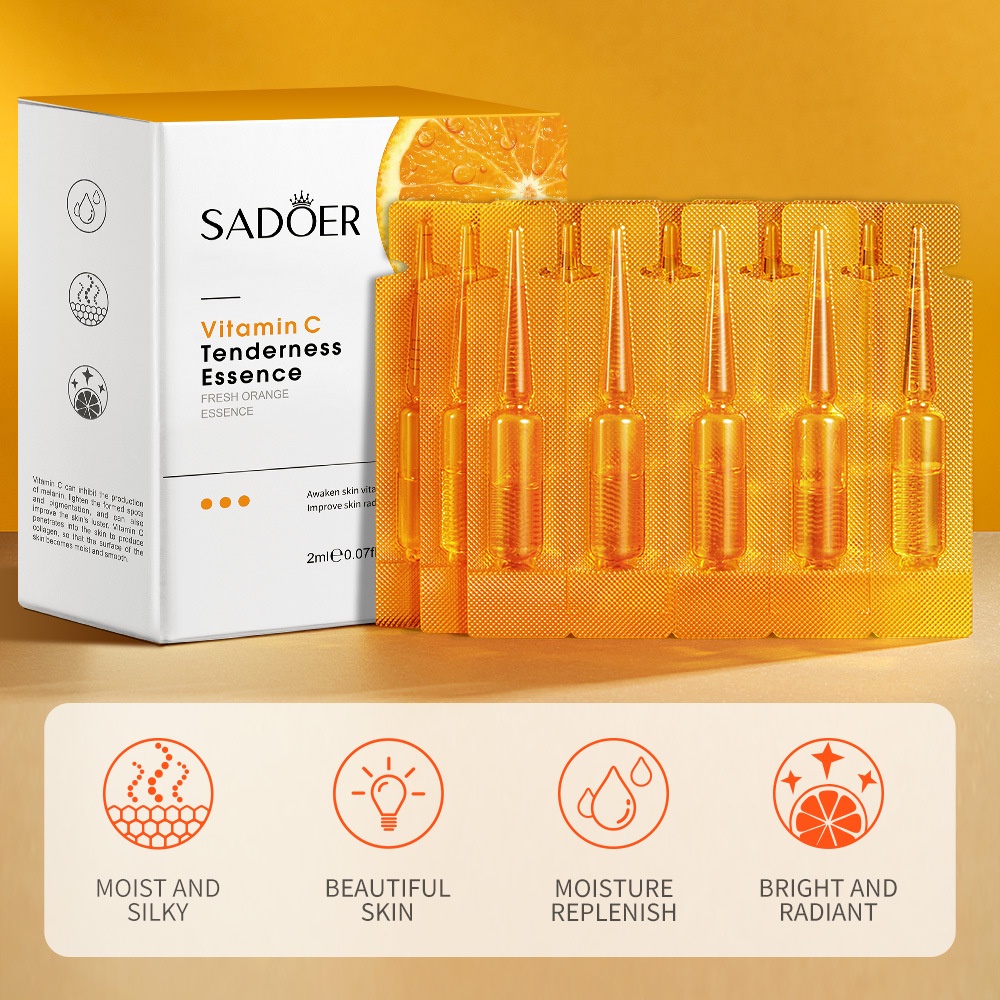 Set 20 Tinh Chất Vitamin C SADOER Dưỡng Ẩm Làm Trắng Da
